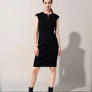 NWT - Akris Punto - Black pencil jersey sleeveless dress - size 6